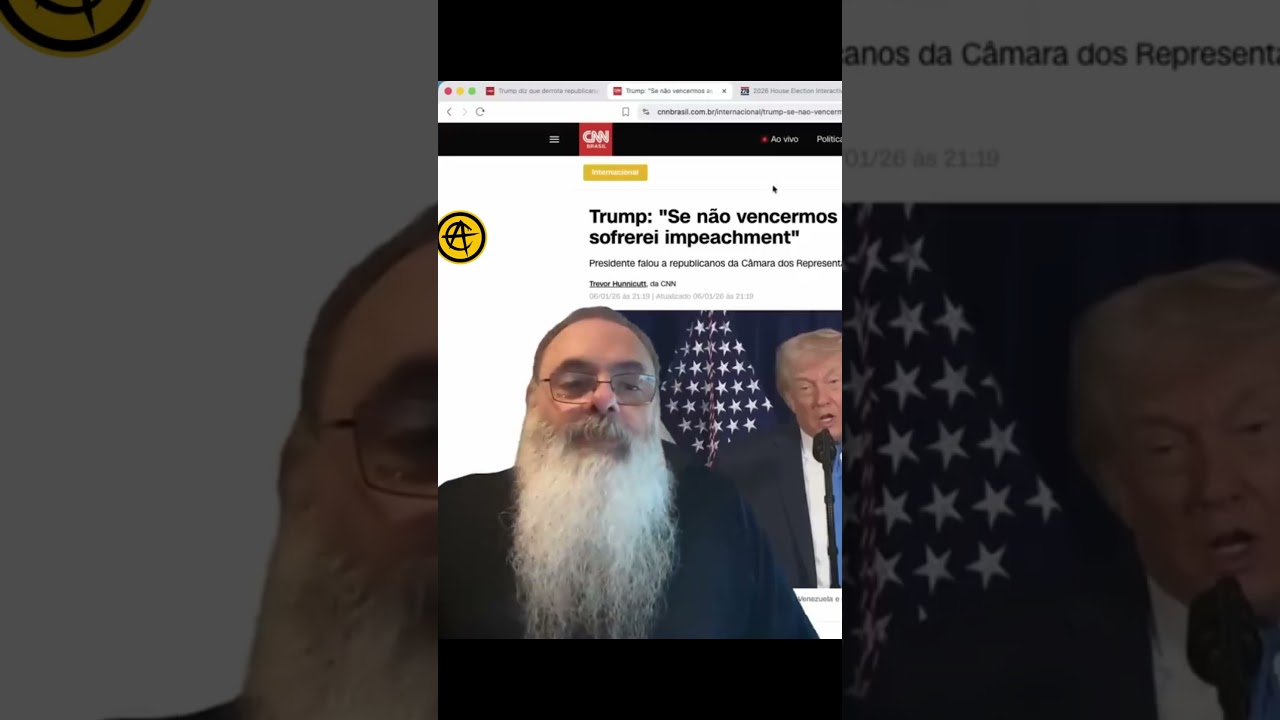 TRUMP está "MORRENDO de MEDO" de SOFRER IMPEACHMENT se não CONSEGUIR GANHAR as ELEIÇÕES em 2026