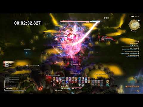 FFXIV Aurum Vale DRG solo unsynced Nexus light farm% 2:33