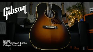 Video thumbnail for Gibson 1936 Advanced Jumbo, Vintage Sunburst by GAK