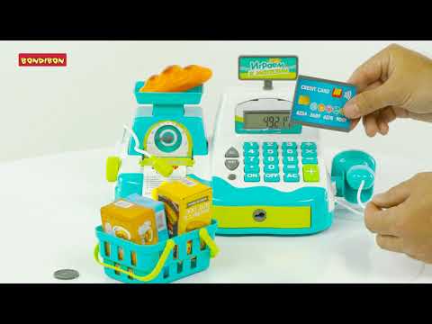 Миниатюра изображения товара Касса игрушечная Bondibon Играем в магазин / ВВ4125