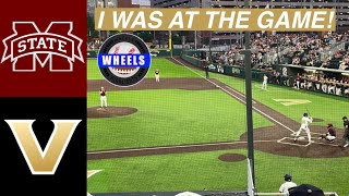 Mississippi State vs #11 Vanderbilt (I WAS AT THE GAME!) | G1 | 2024 College Baseball Highlights