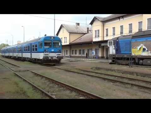 843.024-1 na vlaku Os 13706 a 754.079-2 na vlaku Os 3635 | stanice Šternberk