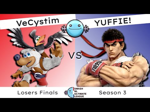 SNUL Post-Season 3 Losers Finals - VeCystim (Banjo & Kazooie) Vs. YUFFIE! (Ryu)