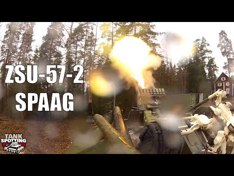 ZSU-57-2 SPAAG Combat Show #1+2 ONRIDE Turret TOP Camera - Kevätsawutus 2018