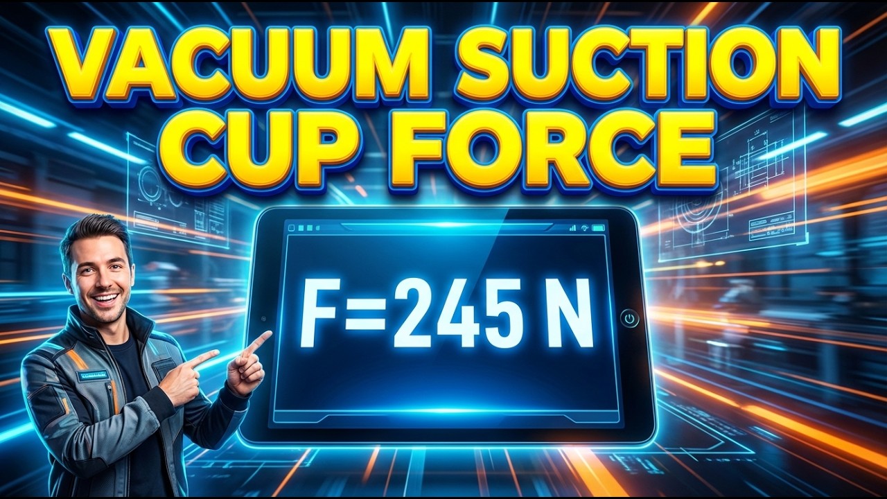 Vacuum Suction Cup Force Calculator
