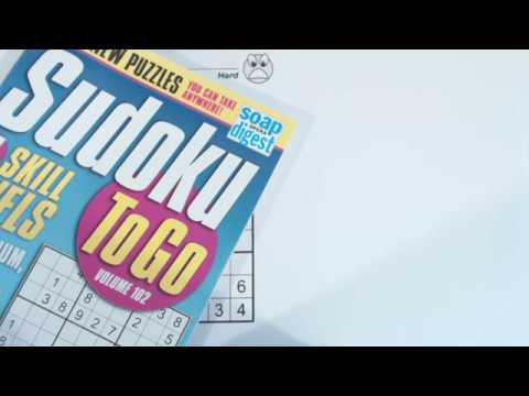 SudokuPrimer 46 - tips for solving a hard puzzle - Sudoku To Go vol 102