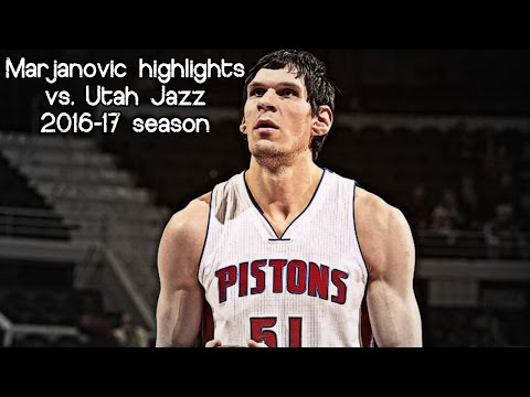 Boban Marjanovic 6 pts & 4 reb @ Jazz (NBA RS 2016/2017) - 13.01.2017