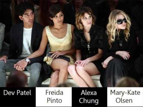 Celebrities at Burberry Spring/Summer 2010 Show (London Fashion Week)