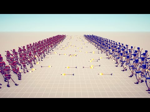 EVERY RAPID RANGED UNIT vs EVERY RAPID RANGED UNIT - Totally Accurate Battle Simulator TABS