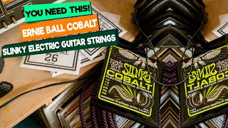 🔥 The Ultimate Tone Upgrade: Ernie Ball Cobalt Slinky Electric Guitar Strings