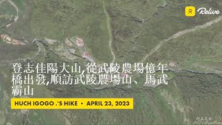 從武陵農場億年橋出發,登志佳陽大山,順訪武陵農場山、馬武霸山,軌跡-FP191,2