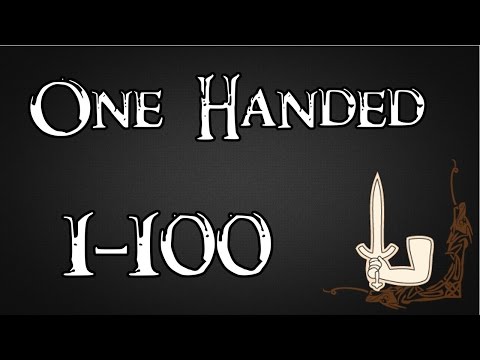 The Elder Scrolls V: Skyrim - Fastest way to 100 One Handed in Skyrim!