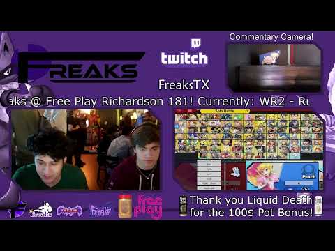 Freaks @ Free Play Richardson 181: SSBU Singles (Atomic, DJDon, Skeleton, Brogan, Vibe & More)