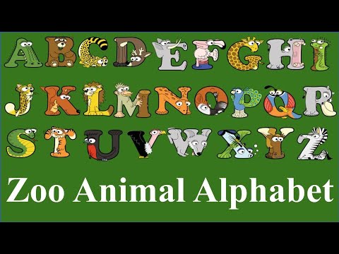 Zoo Animals for kids / Alphabet Animal A-Z / a-z animal alphabets / Alphabetimals ABC / Alphabet zoo