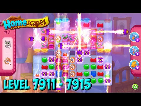 Homescapes level 7911 - 7915 🏡 Playrix HD