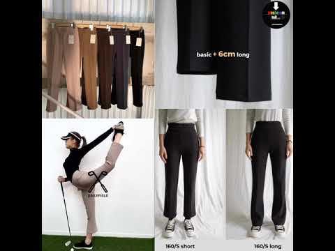 Magic Slacks Straight cut pants (Fleece version, Ankle Length & Full Length) MT2004424 #magicslacks