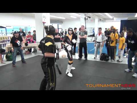 Chelsey Nash vs Clarie Cocozza Women's Overall Sparring Grand at New England Open 2012