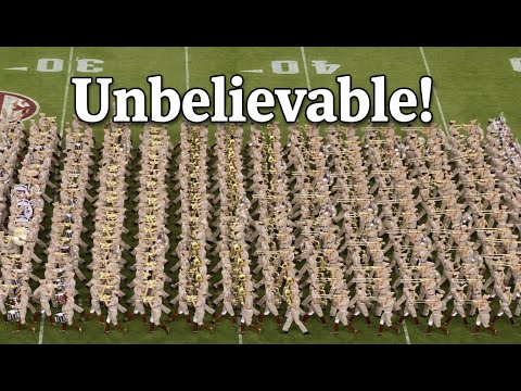 The Fightin’ Texas Aggie Band Halftime Drill College Football Playoff Game Miami
