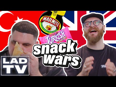 Manchester & Turkish Lad Battle Over Snacks | Snack Wars: Fight For Your Country