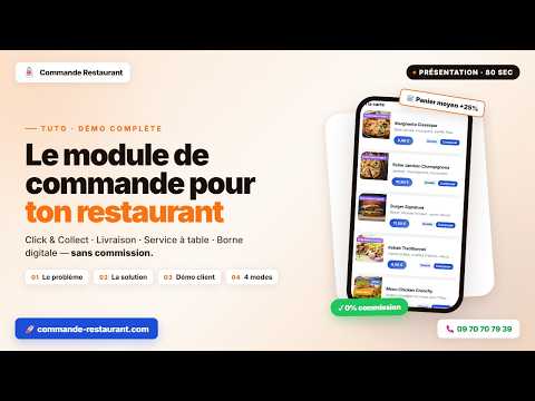 CR Pro - Commande Restaurant video thumbnail