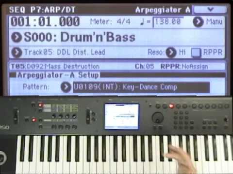 Korg M50 Video Tutorial Lesson #29 - Recording Arpeggios