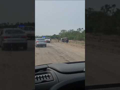 Vuelco en Ruta Provincial 298s, entre Lanteri y Flor de Oro