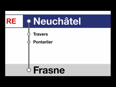 annonces CFF » RegioExpress Neuchâtel — Frasne (2023) | SLBahnen