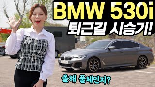 [홍시카] BMW 530i 퇴근길 시승기! - 요즘은 E클래스보다 더 잘 팔린다? 확실히 단단합니다!