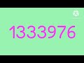Numbers 1 To 2500000