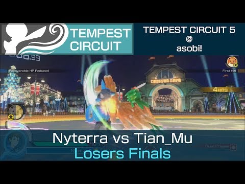 Tempest Circuit v. 5 - Pokkén DX Losers Finals: Nyterra (Lucario) vs. Tian_Mu (Decidueye)