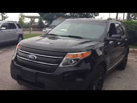 Pre Owned 2013 Ford Explorer 4WD Stow And Go Seating Leather Black Oshawa ON Stock #B12179