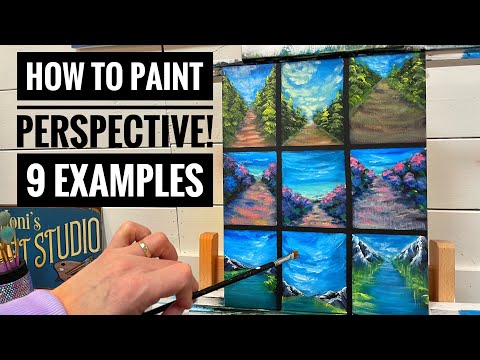 How To Paint PERSPECTIVE Using X