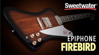 Video thumbnail for Epiphone Firebird Electric Guitar Demo by Sweetwater