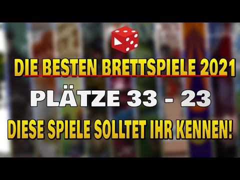 Die besten Brettspiele 2021 - Meine Highlights & Top Spiele des aktuellen Jahres - Plätze 33 - 23