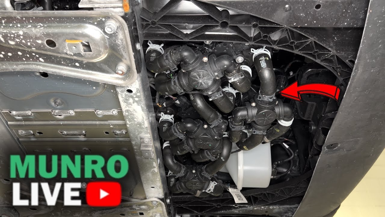 There's a "Bowl of Spaghetti" Under This EV?! Porsche Taycan Hoist Review