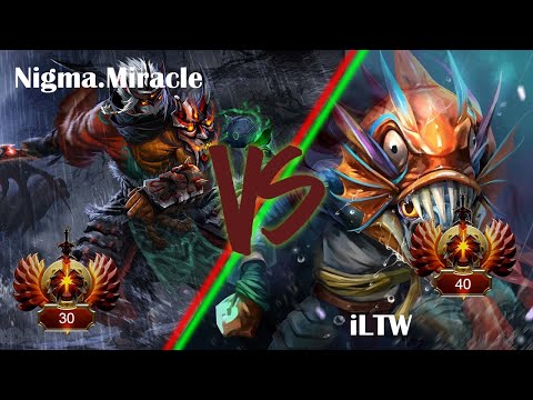 Dota 2 Pro Replay | Slark [iLTW] Vs Juggernaut [Miracle] | ~8212mmr | 7.25