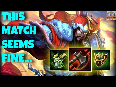 THIS MATCH SEEMED FINE AT FIRST... | Guan Yu Solo - SMITE Ranked Conquest