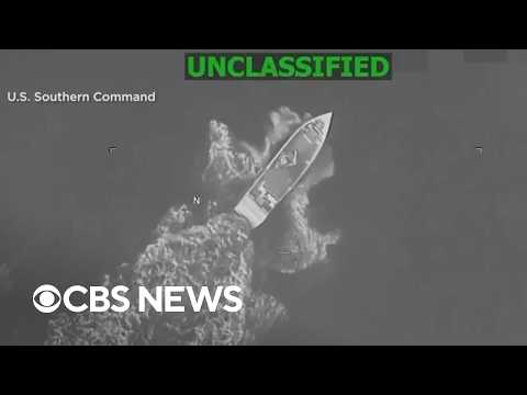 U.S. military kills 4 in hit on alleged drug smuggling boat in the Caribbean