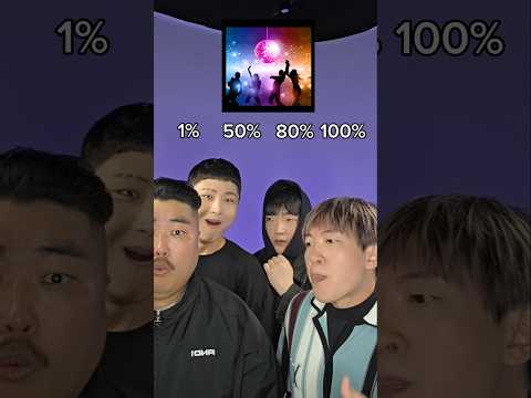 1% vs 50% vs 80% vs 100% #beatbox #tiktok