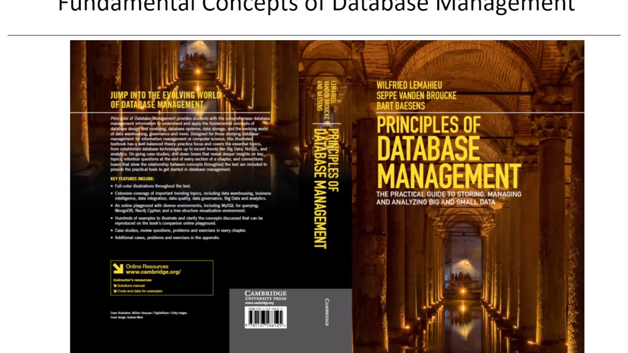 Chapter 1 Fundamental Concepts of Database Management