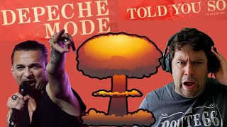 THE WORLDS ENDING!? Depeche Mode - Told You So | REACTION!