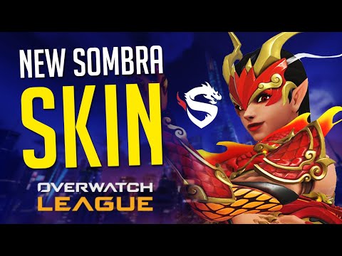 OVERWATCH NEW SOMBRA ZHULONG OVERWATCH LEAGUE LEGENDARY SKIN