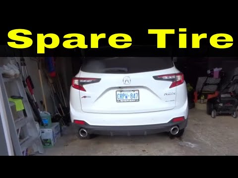 Acura RDX Spare Tire Location-How To Get To It-Tutorial