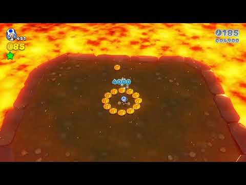 Super Mario 3D World (Switch) 4-A Itemless Speedrun - Time: 15 (Former WR)