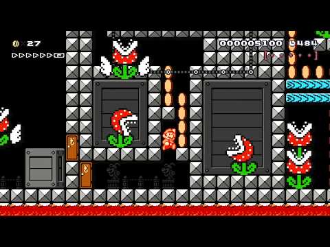 Piranha Plant Playground by Renée ~ SUPER MARIO MAKER ~ NO COMMENTARY 1be