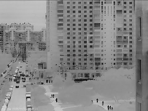 Видео с тепловизора SYTONG MM06-50LRF