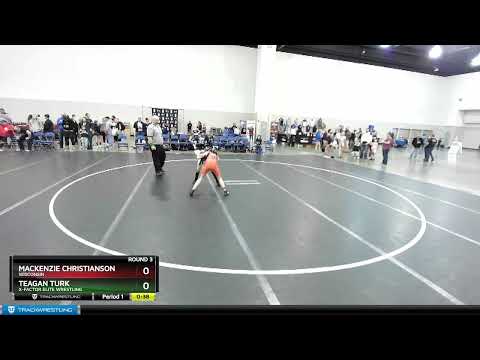 75-79 Lbs Round 3 - Mackenzie Christianson, Wisconsin Vs Teagan Turk, X-Factor Elite Wrestling Bc5