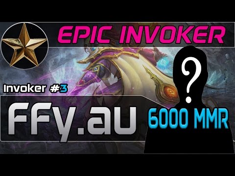 Dota 2 | FFy.au - Invoker | EPIC COMBO Refresher + Shiva + DBlast | Ranked Gameplay