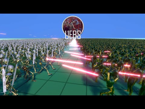 10,000 Skeleton Warrior VS. 10,000 Electro - UEBS - Ultimate Epic Battle Simulator