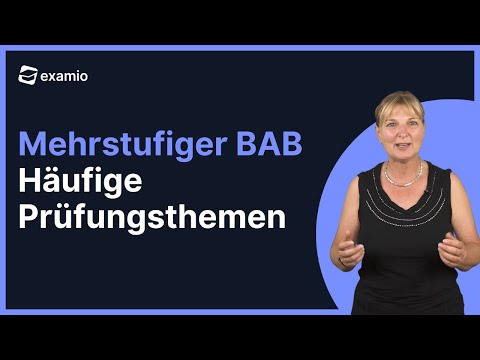 Multi-stage BAB | Common exam topics for accountants